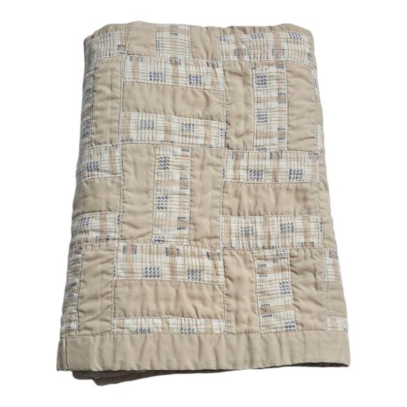 Vintage Handmade Children Quilt Western Cowboy Reward Desperado Wanted Blanket - Picture 11 of 11